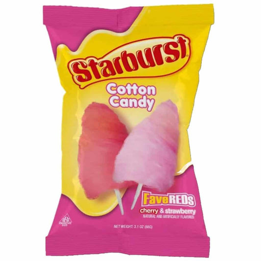 Starburst Cotton Candy Fave Reds (88g)