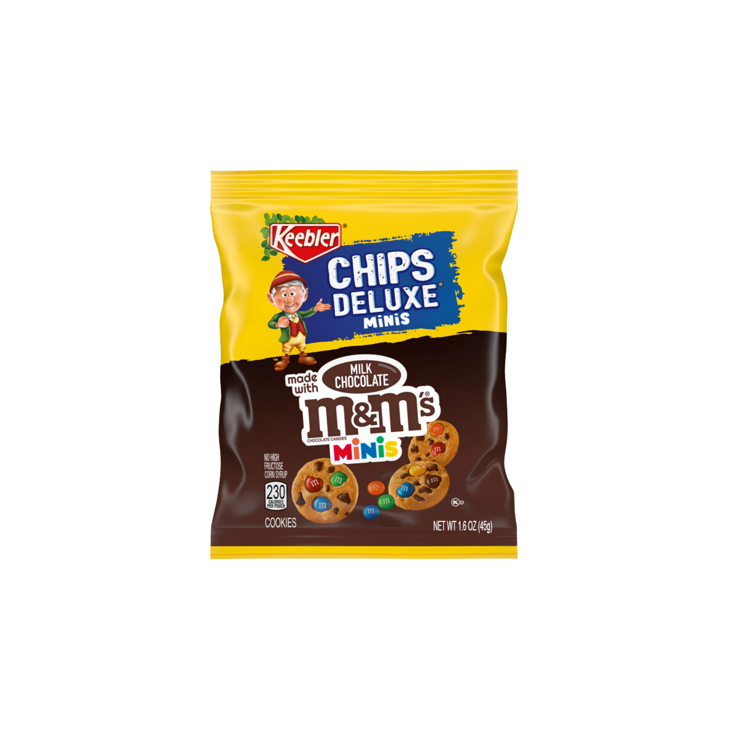 Keebler M&M Chips Deluxe Minis - Milk Chocolate (45g)