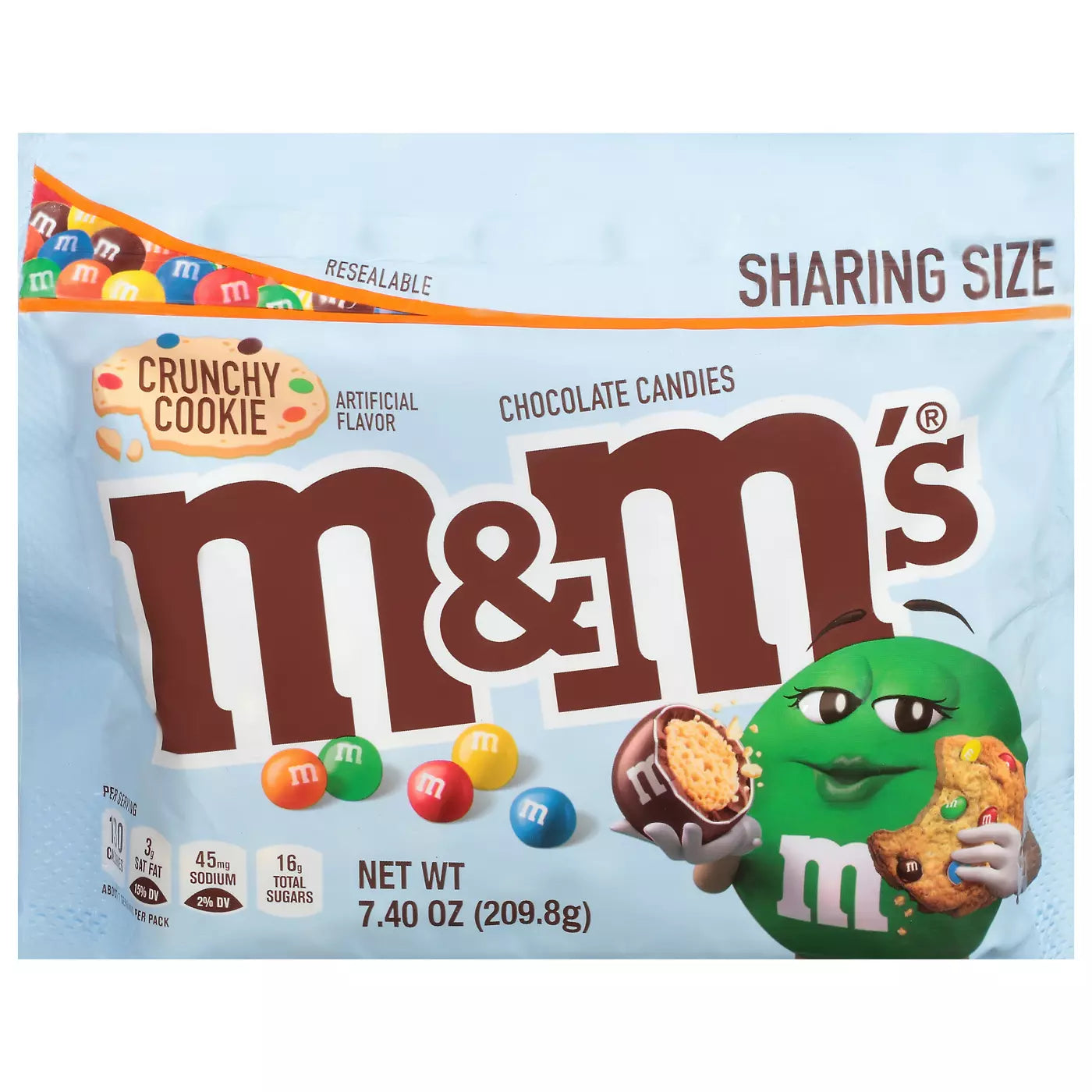 M&M’s Crunchy Cookie Sharing Size - 209g