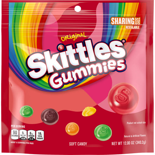 Skittles Gummies Original - 12oz (340.2g)
