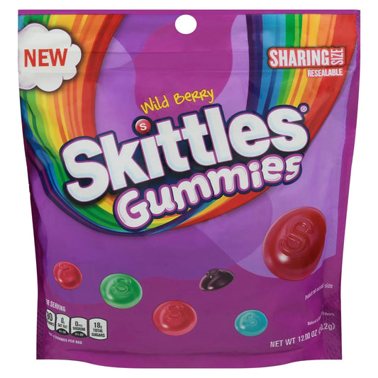 Skittles Gummies Wild Berry Sharing Size - 12oz (340.2g)