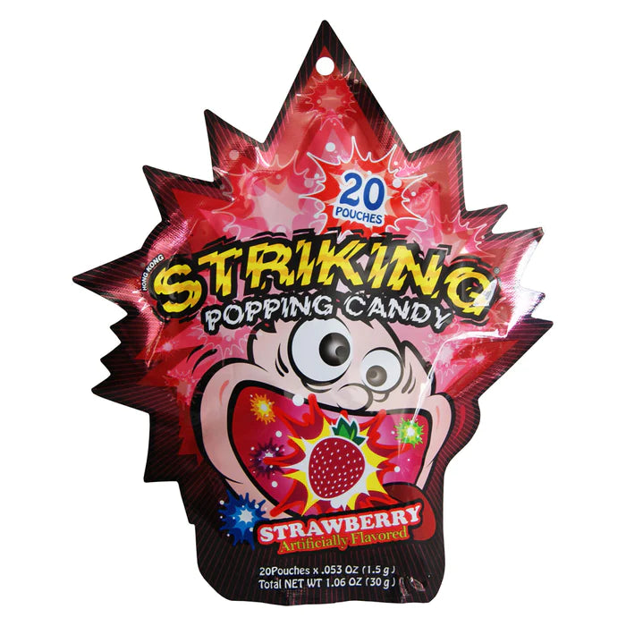 Strike Popping Candy - Strawberry