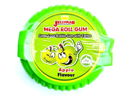 JellyMan - Mega Roll Gum - Apple