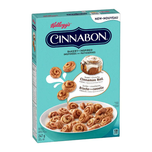 Kellogg's Cinnabon Cinnamon Roll Cereal - 247g