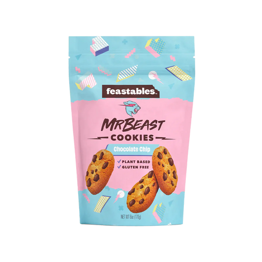 Mr Beast Feastables Milk Chocolate Chip Cookies - 170g