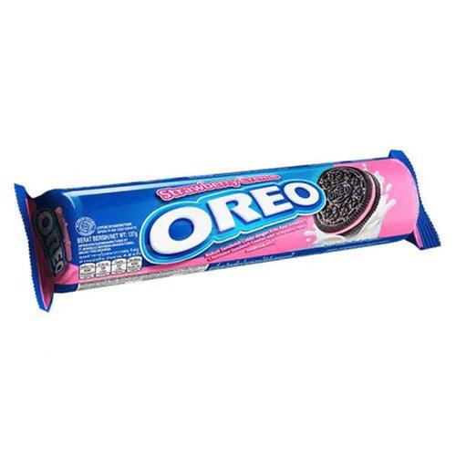 Oreo Strawberry Creme Cookies (119.6g) (Indonesia)