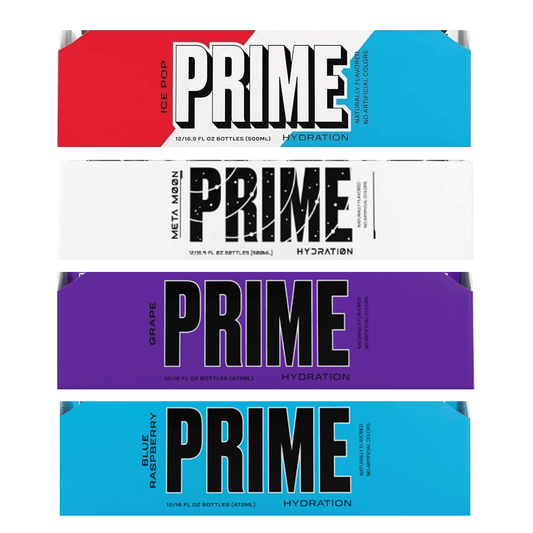 PRIME HYDRATION CARDBOARD TRAYS