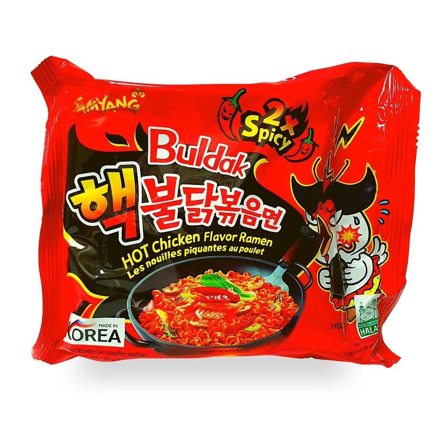 Samyang Buldak 2X Spicy Hot Chicken Flavour Ramen (135g)