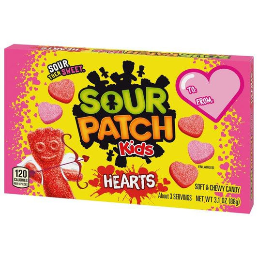 Sour Patch Kids Hearts - Theatre Box 88g