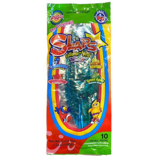 Pigui Original Slaps 10 Pack Mexican Lollipops - 100g