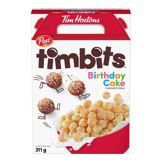 Tim Hortons Timbits Birthday Cake Cereal (311g)