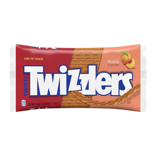 Twizzlers Peach Twists - 16oz (453g)