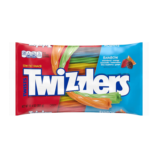 Twizzlers Rainbow Twists Big Bag 12.4oz (351g)