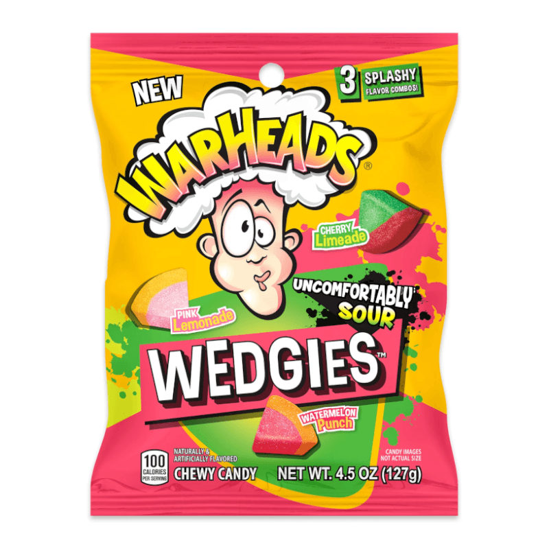Warheads Wedgies - Hanging Bag 127g